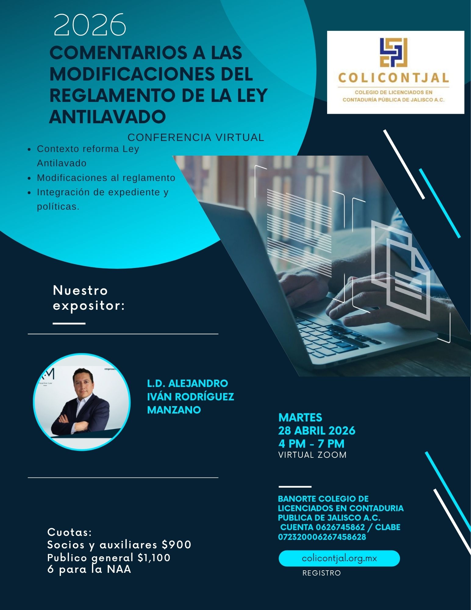 VIRTUAL- Comentarios a las modificaciones del reglamento de la ley antilavado